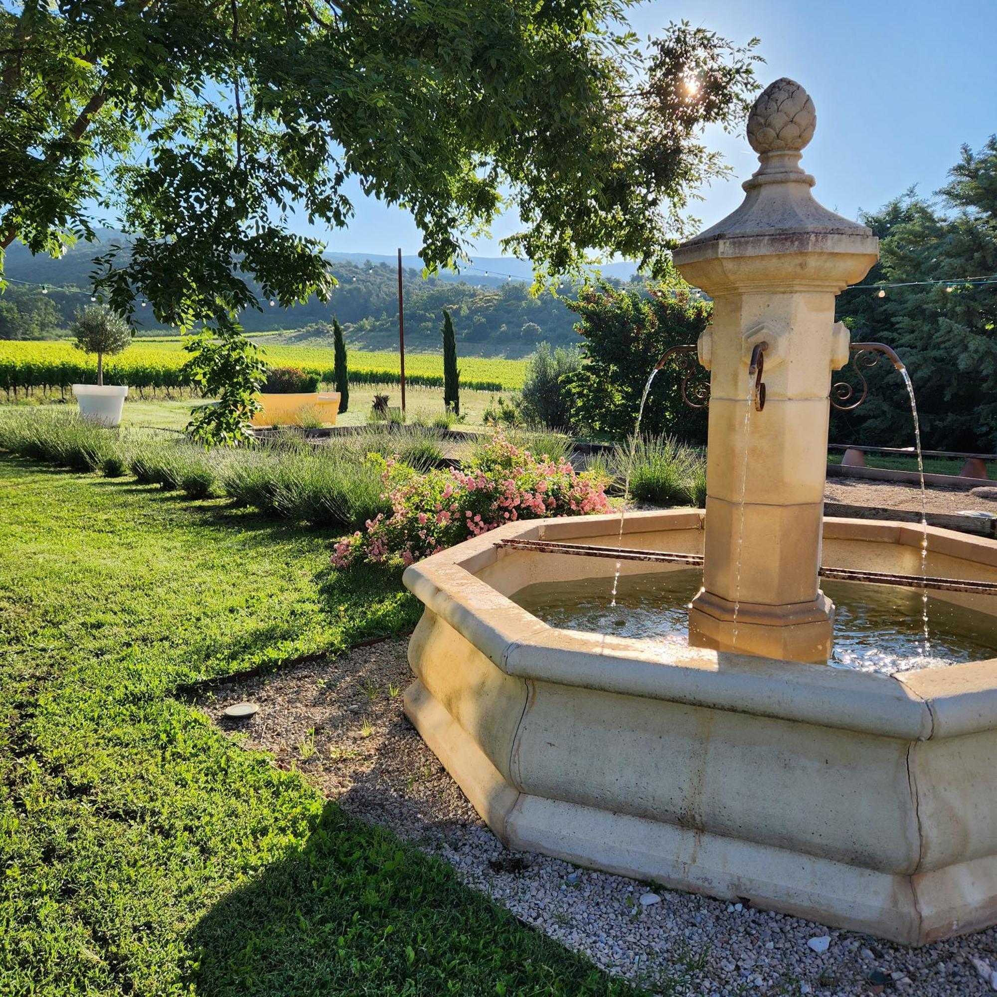 La Fontaine Des Noyers Villa Saint-Saturnin-d'Apt Bagian luar foto